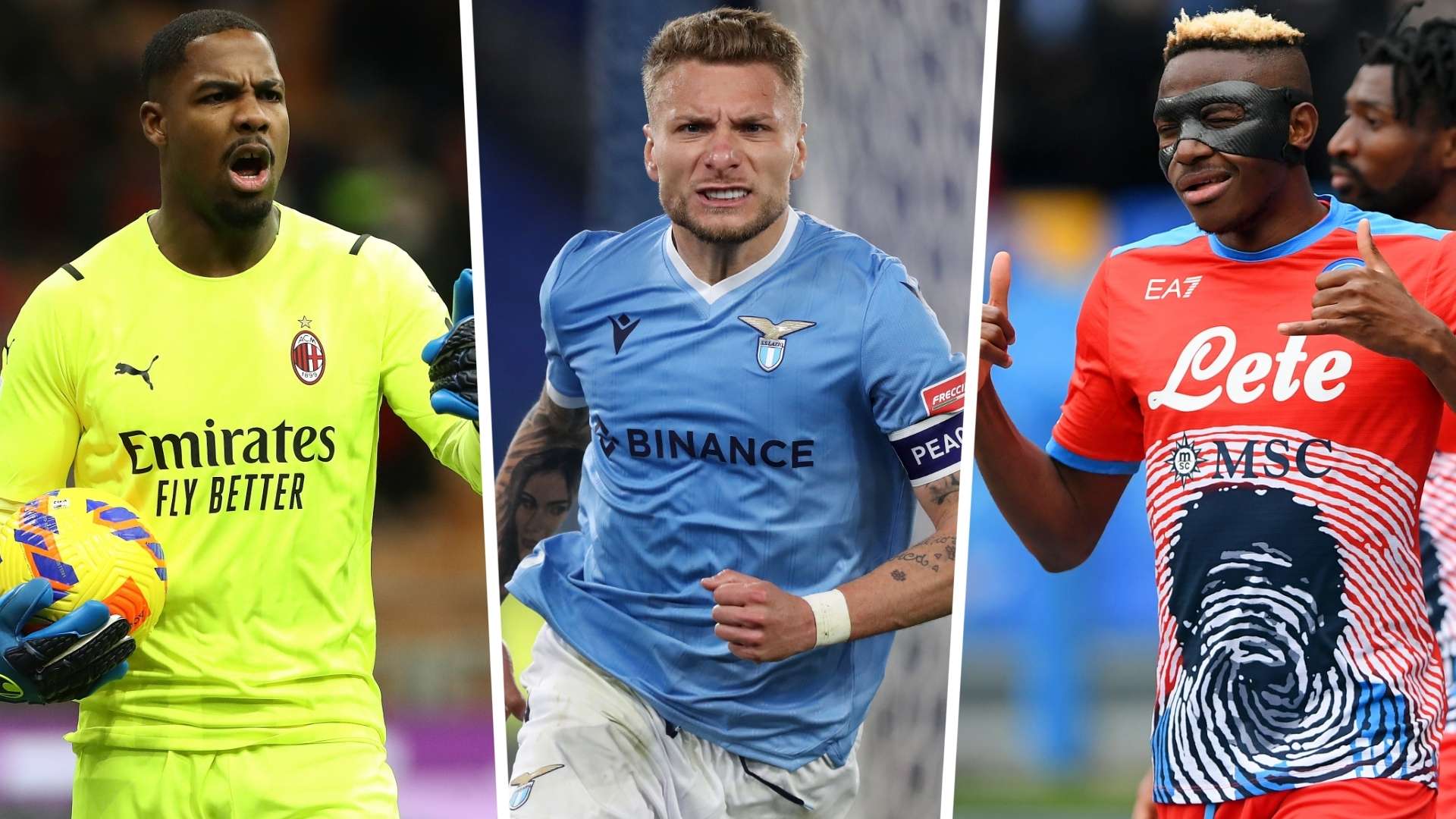 Maignan Immobile Osimhen