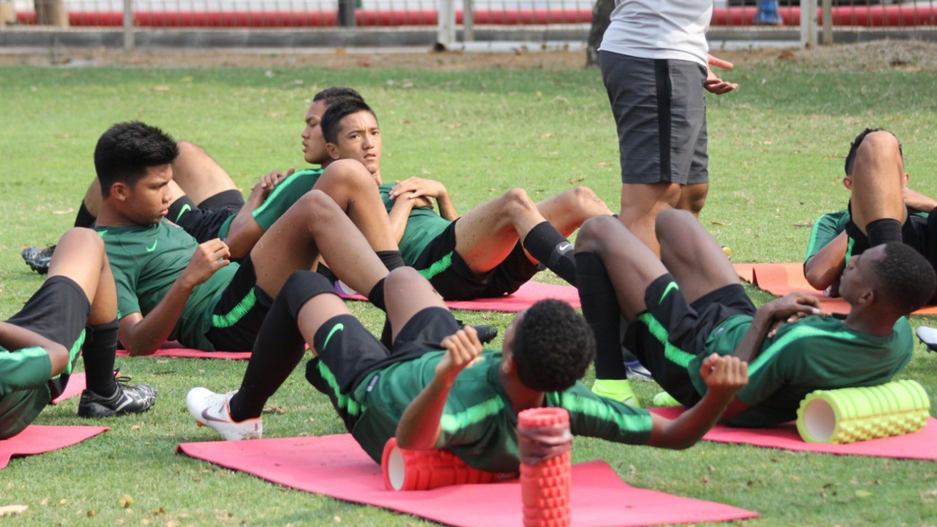 Latihan Timnas Indonesia U-16