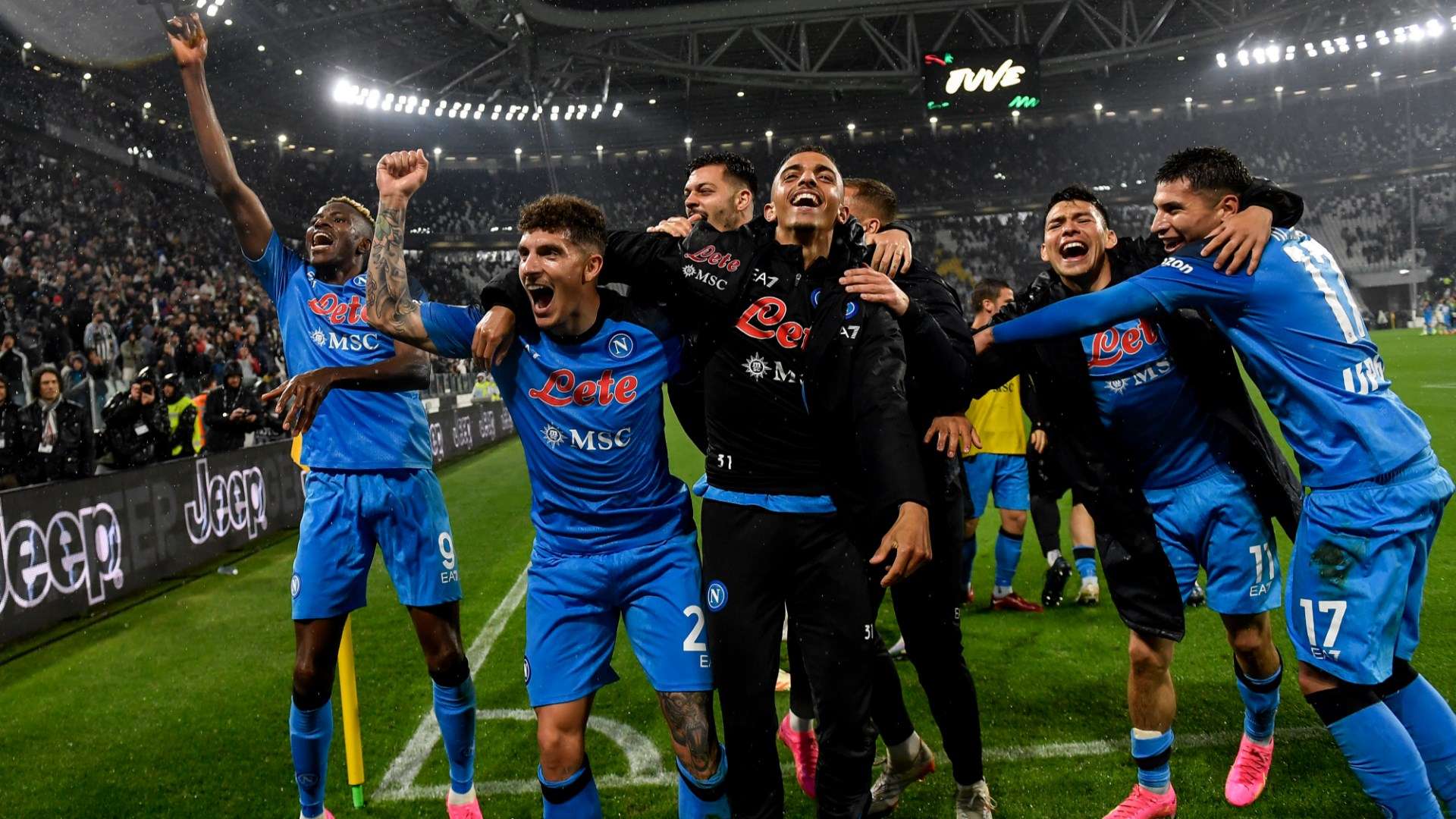 Juventus Napoli Celebrate