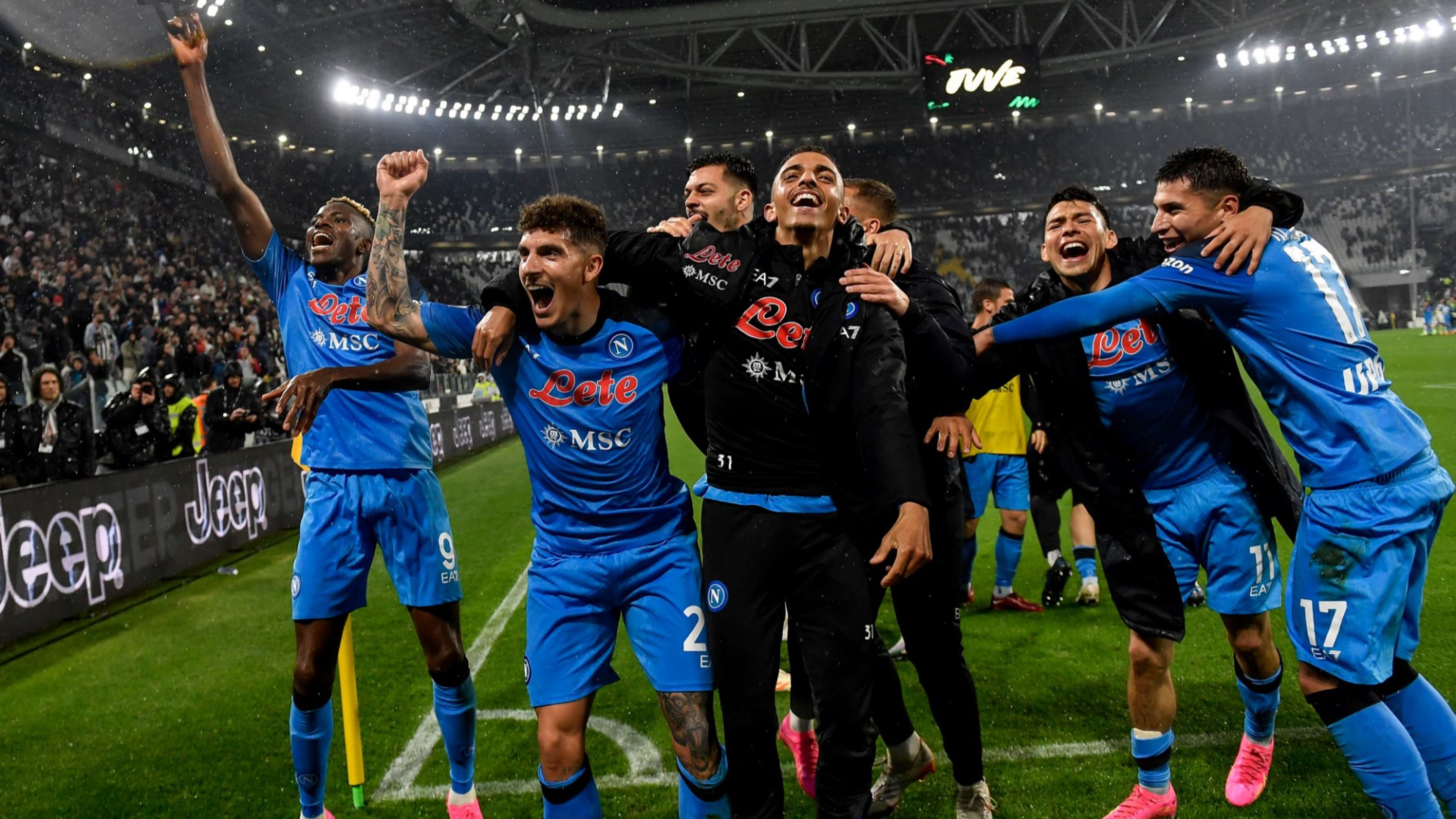 Juventus Napoli Celebrate