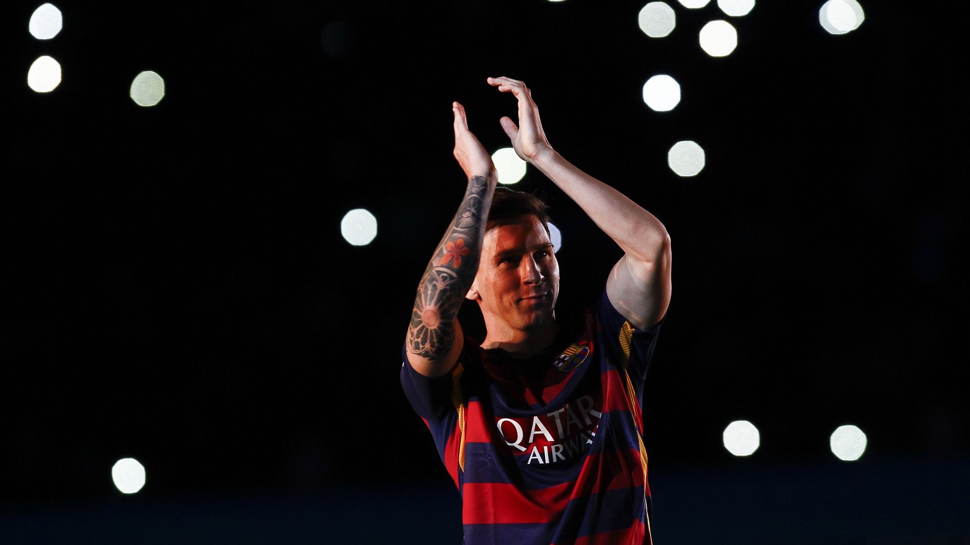 LIONEL MESSI TROFEO GAMPER BARCELONA ROMA 20150805