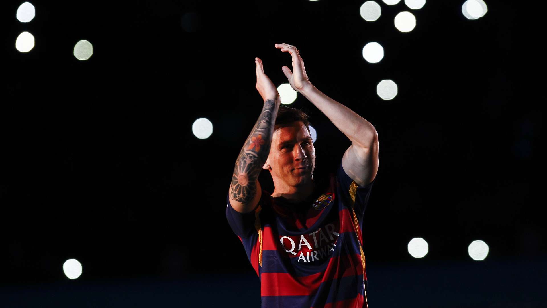 LIONEL MESSI TROFEO GAMPER BARCELONA ROMA 20150805
