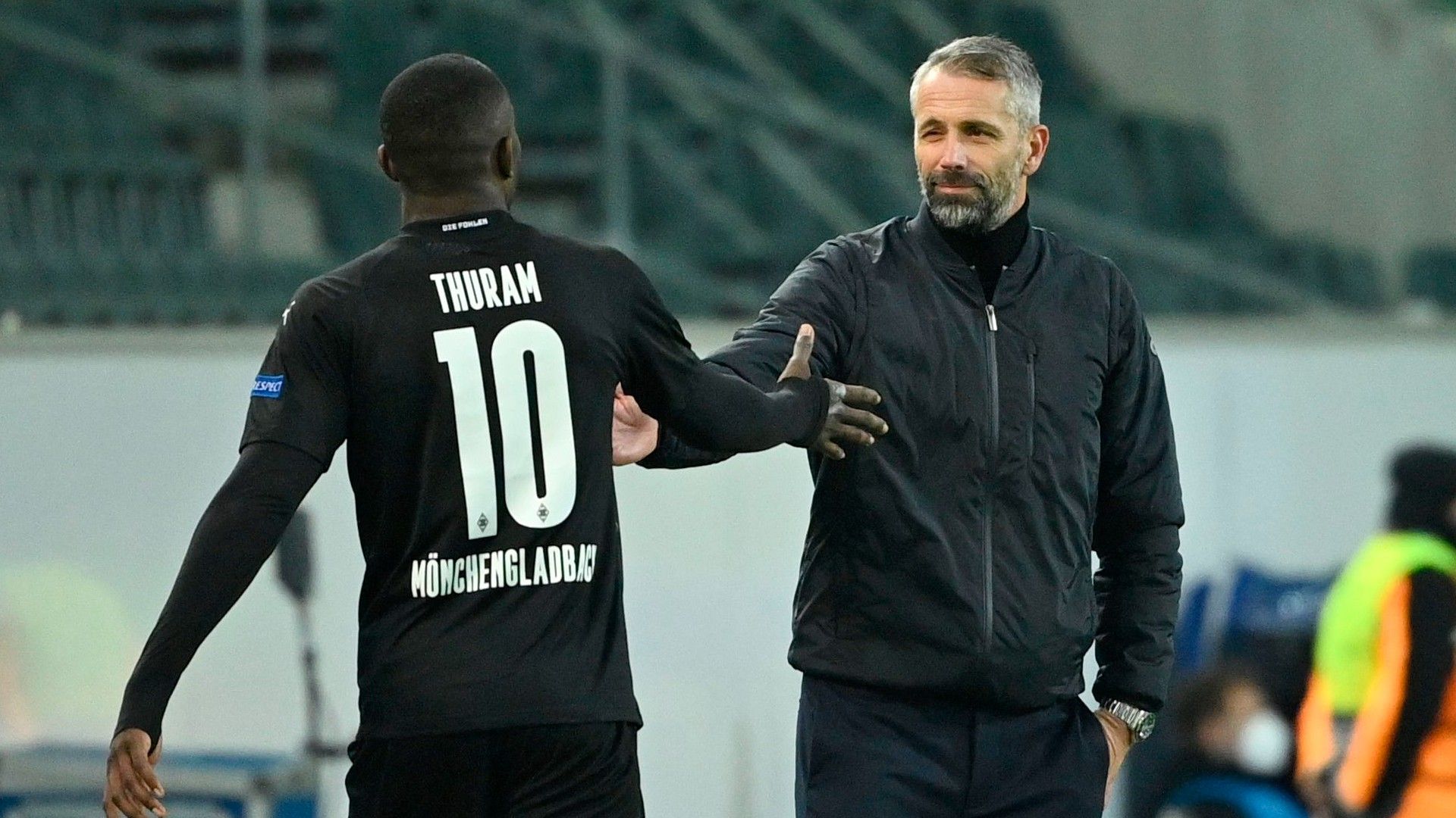 Marco Rose Marcus Thuram Gladbach 2020