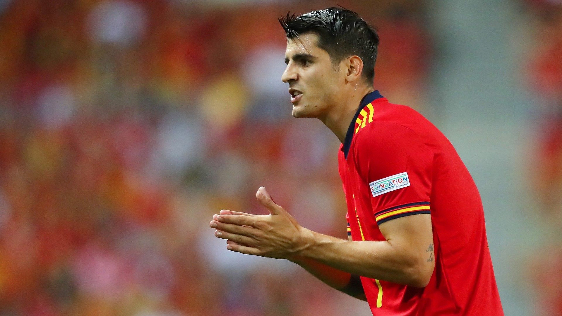  Alvaro Morata of Spain 