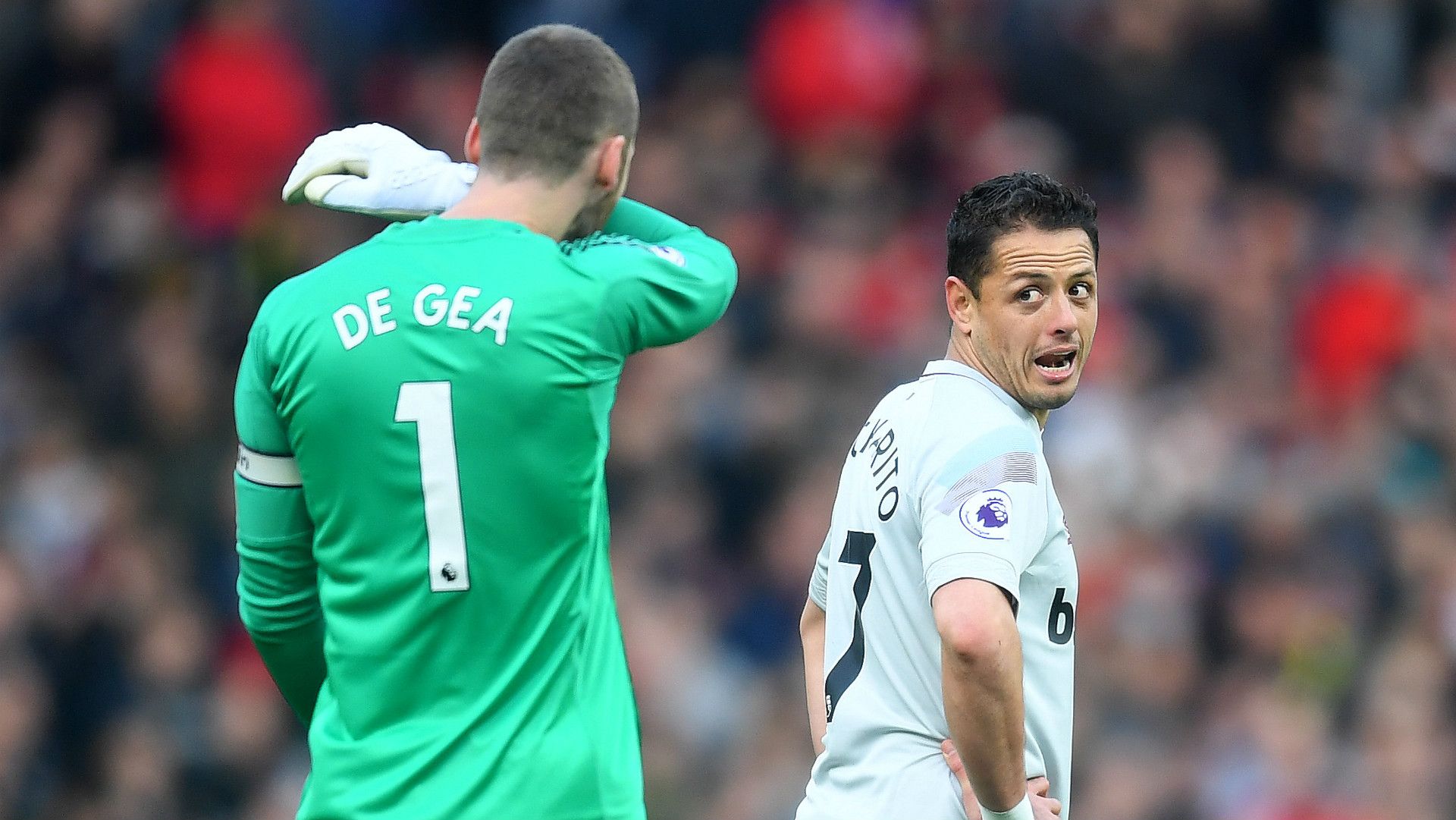 Javier Hernandez Chicharito West Ham United David de Gea Manchester United