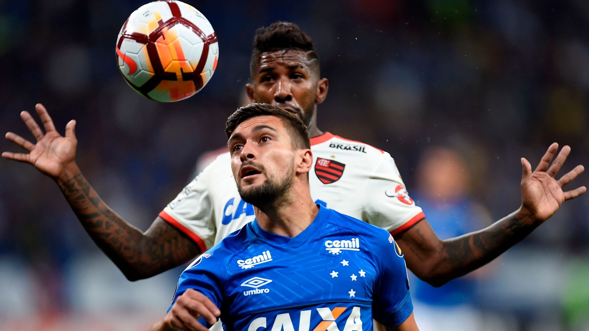 Arrascaeta Rodinei Cruzeiro Flamengo Copa Libertadores 29082018