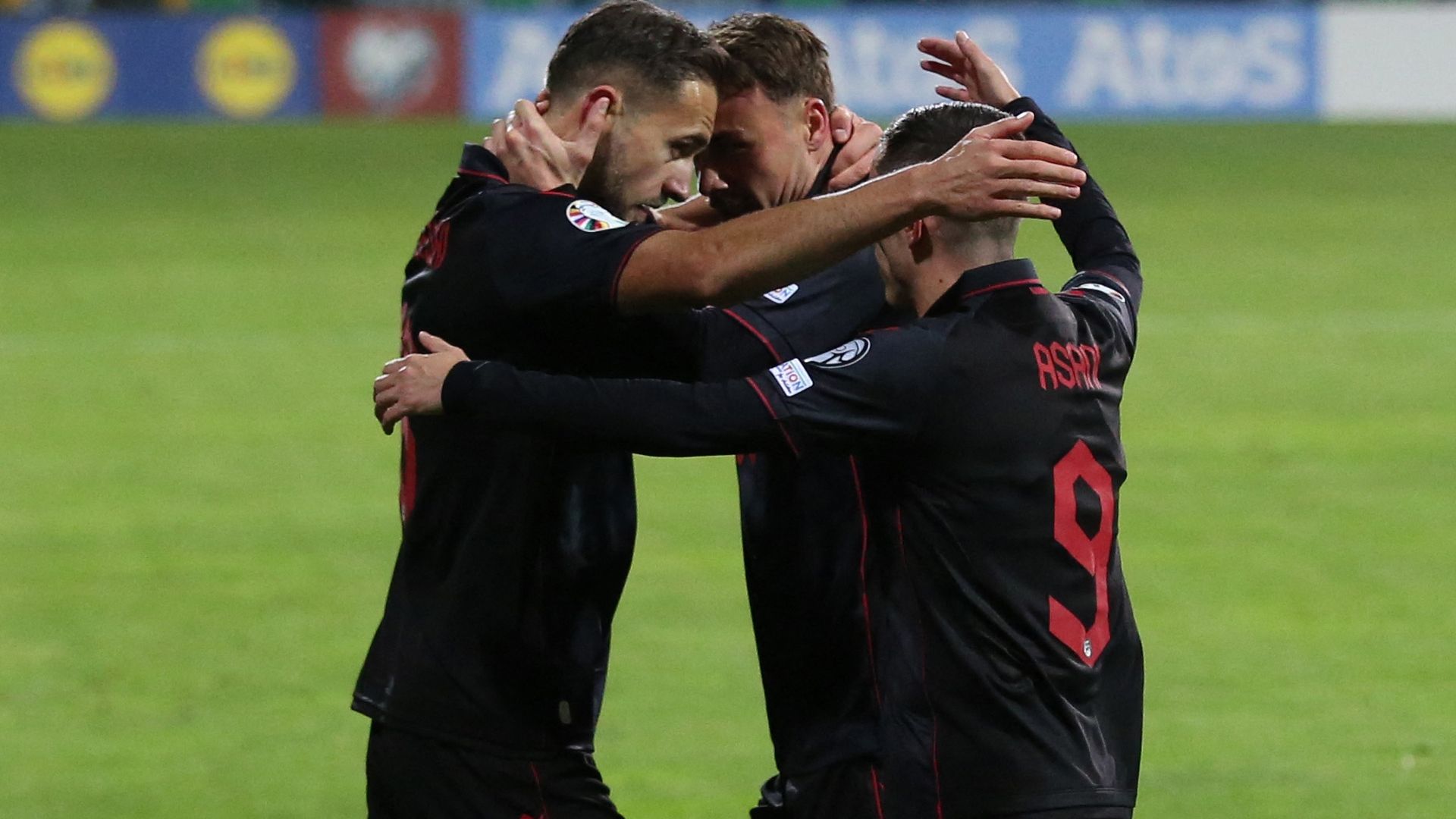 Albania celebrating