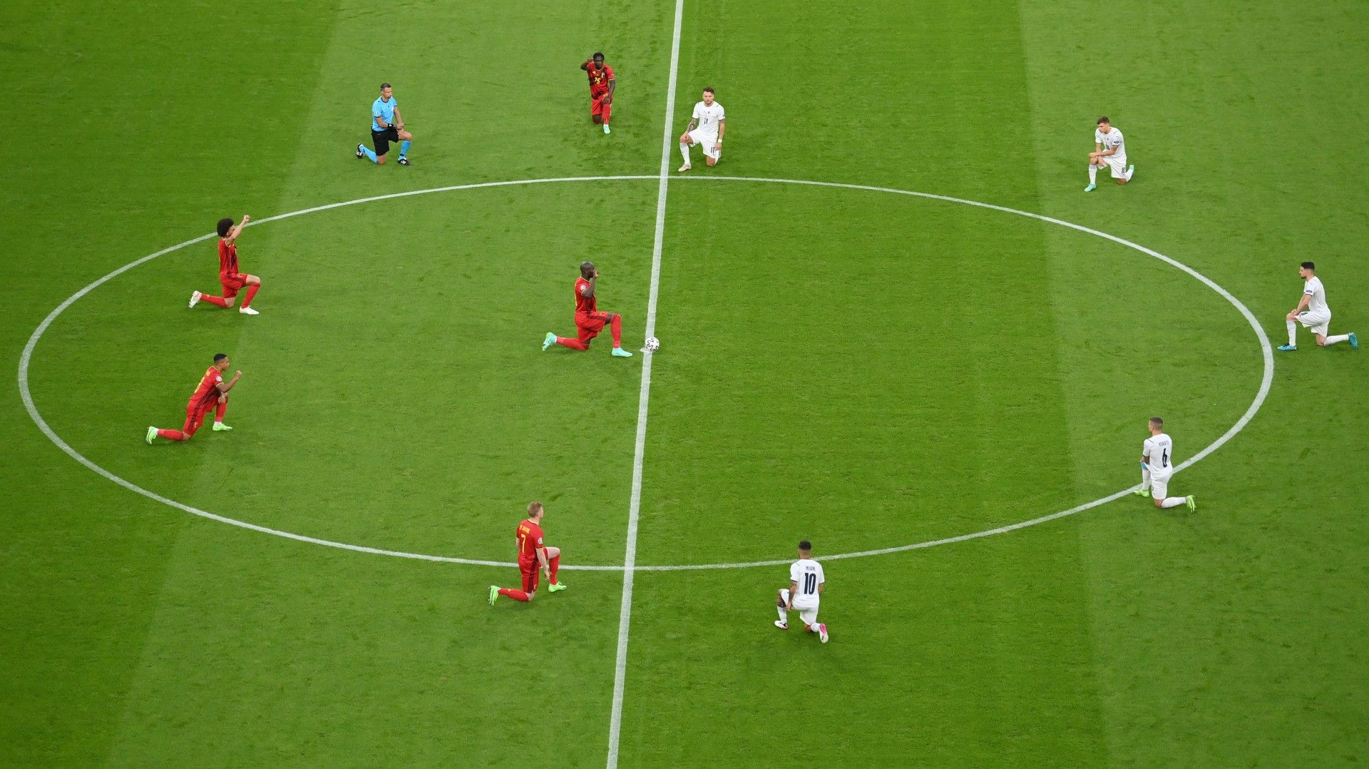 Belgium Italy Black Lives Matter Euro 2020 02072021