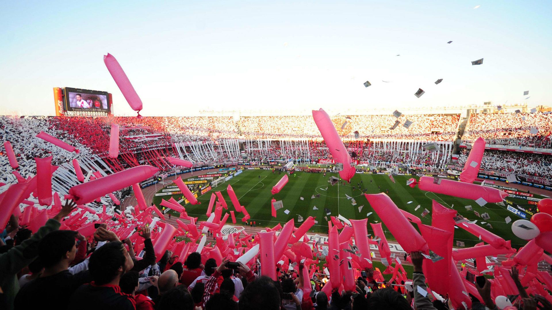 Hinchas de River. River - Boca Torneo Primera División 13092015