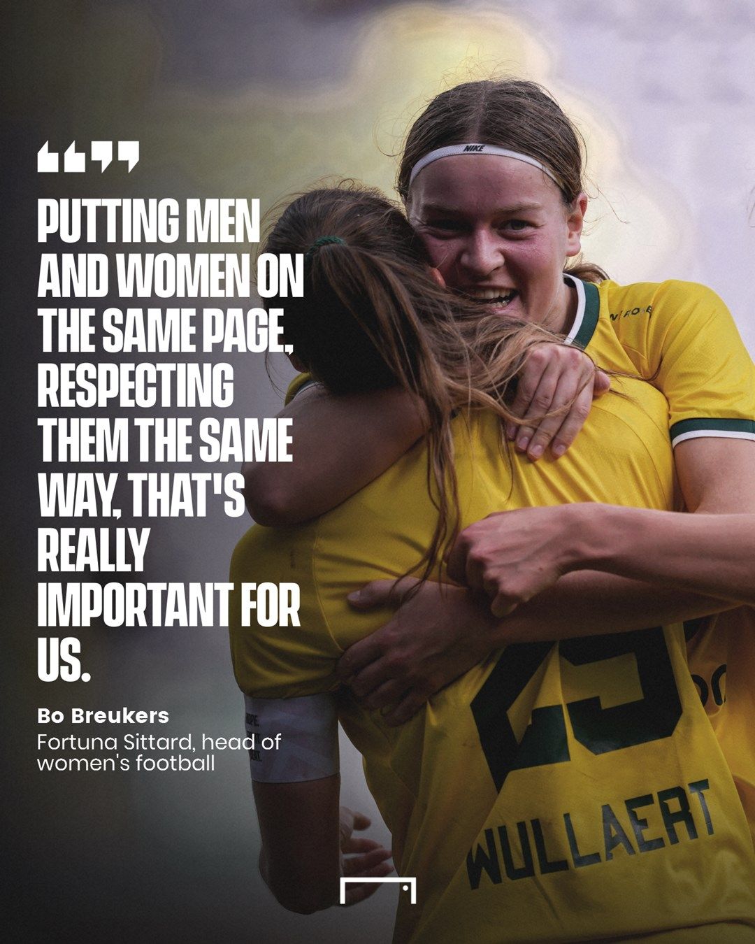 Bo Breukers Fortuna Sittard Women quote 4:5