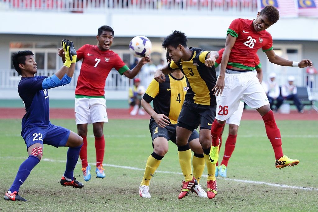 Indonesia U-23 vs Malaysia U-23 SEA Games 2013