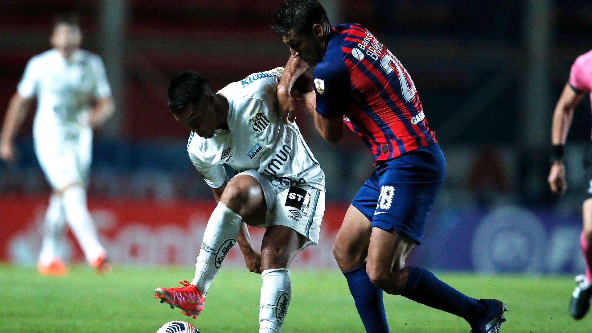 Marcos Leonardo Diego Braghieri San Lorenzo Santos Copa Libertadores 06042021