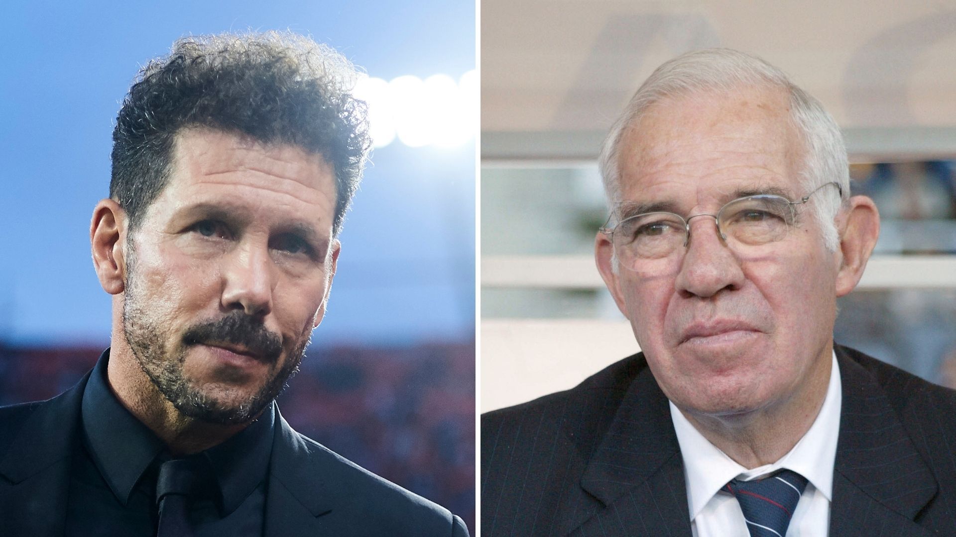 Simeone y Luis Aragonés