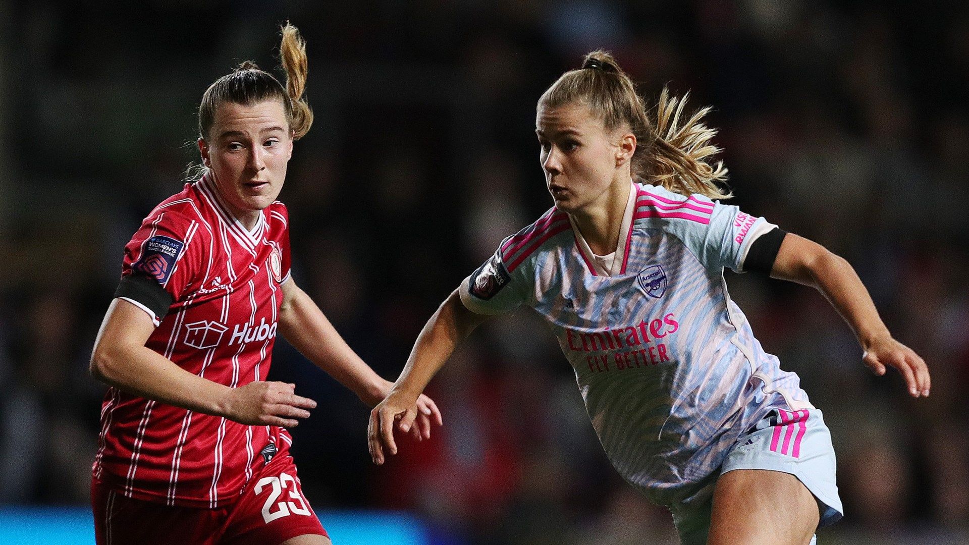 Carrie Jones Victoria Pelova Bristol City Arsenal Women 2023-24