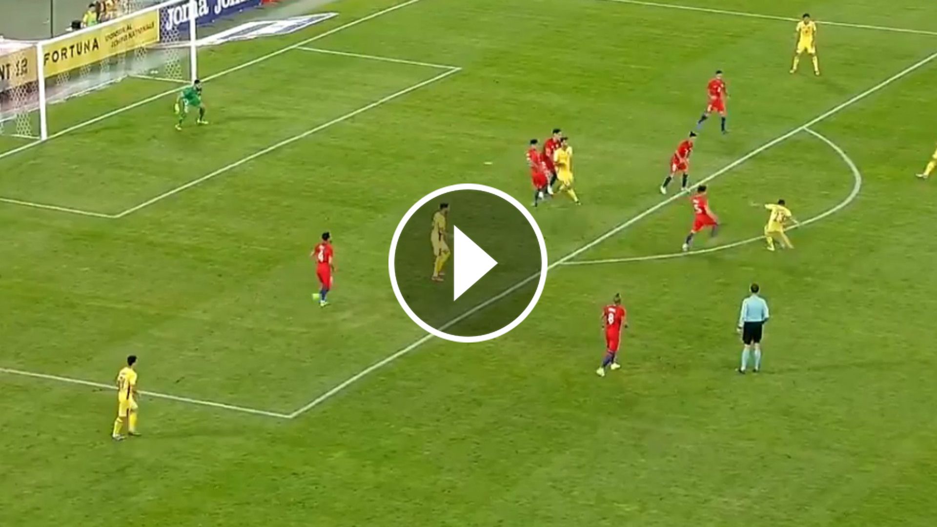 video gol empate rumania chile