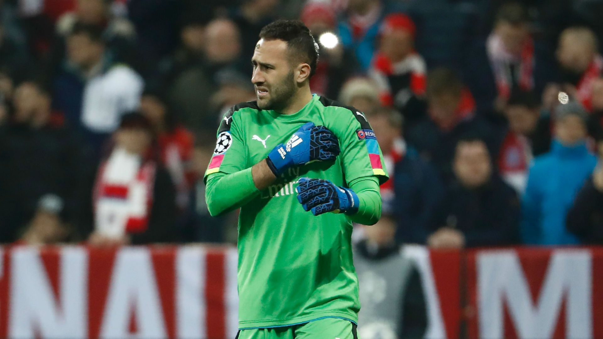 David Ospina Bayern Munich vs Arsenal Champions League