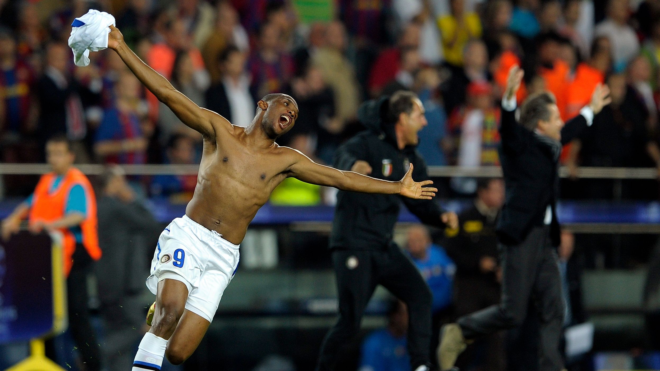 Samuel Eto'o Barcelona Inter 2009-10