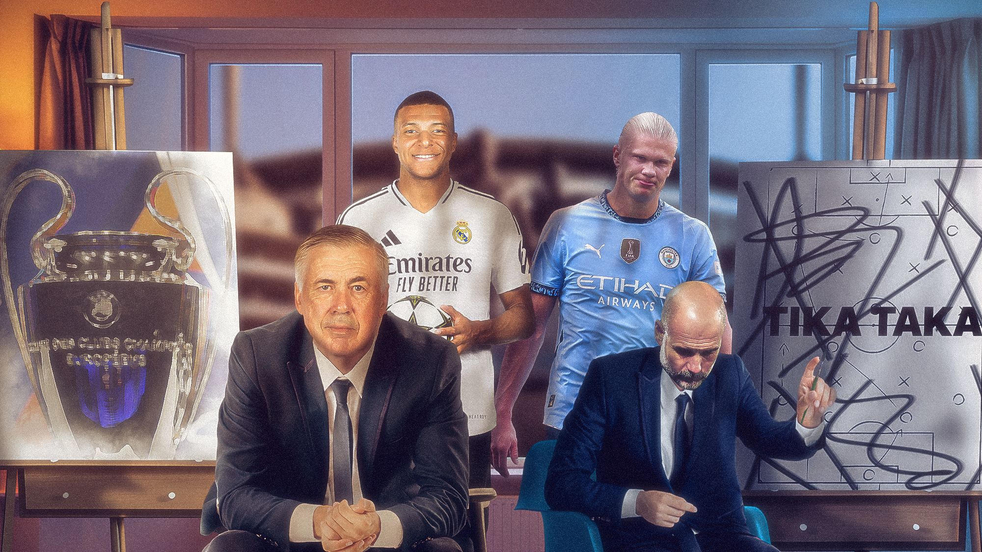 Real Madrid Man City UCL 2024-2025 HIC GFX