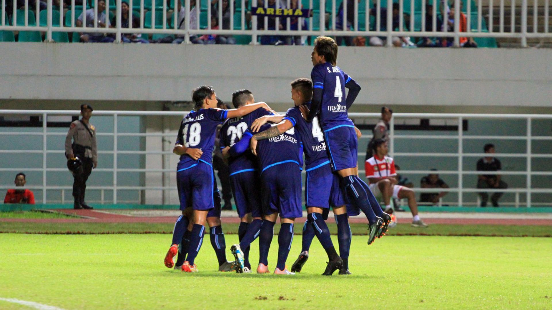 Selebrasi Arema FC
