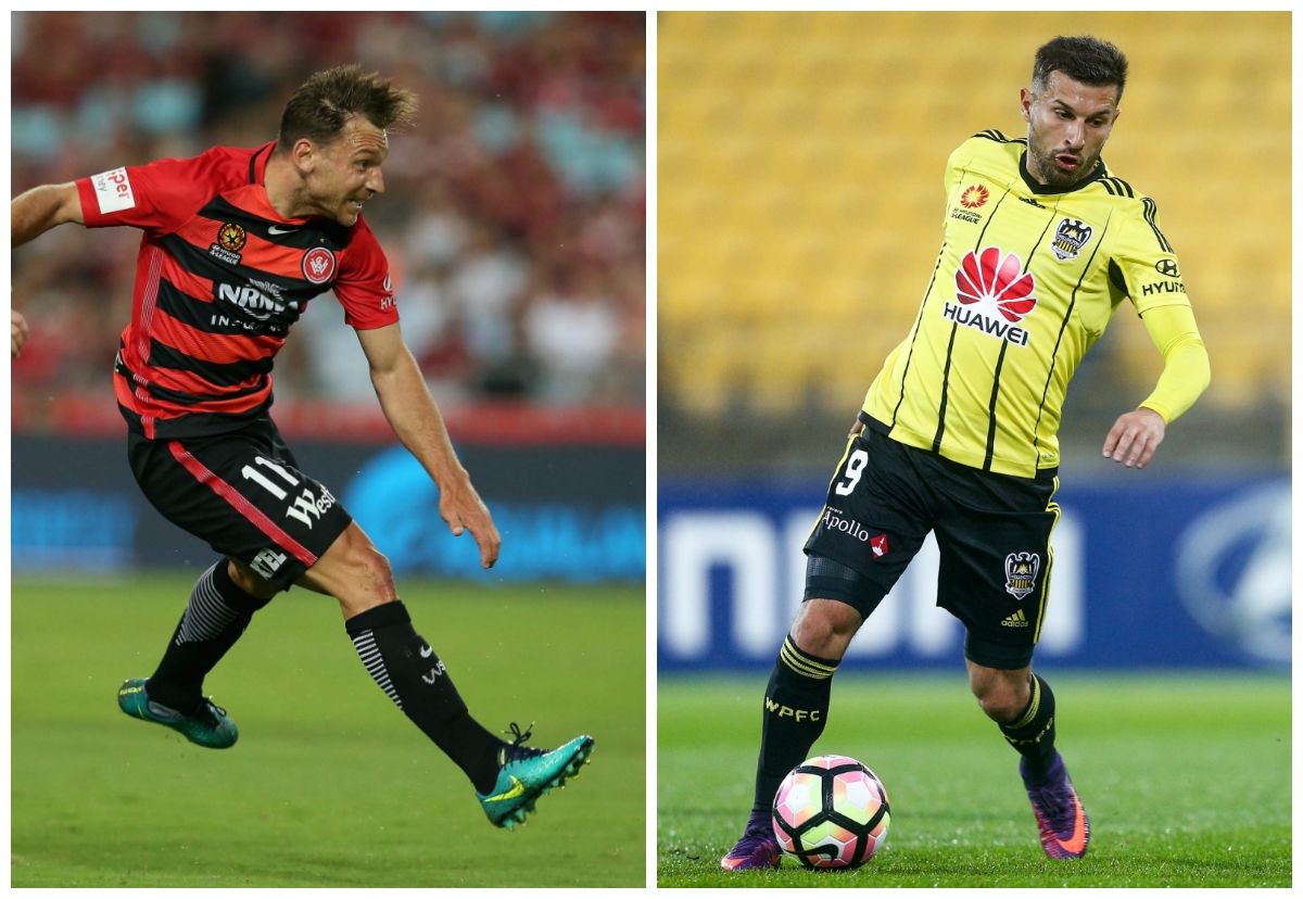 Brendon Santalab Western Sydney Wanderers Kosta Barbarouses Wellington Phoenix A-League
