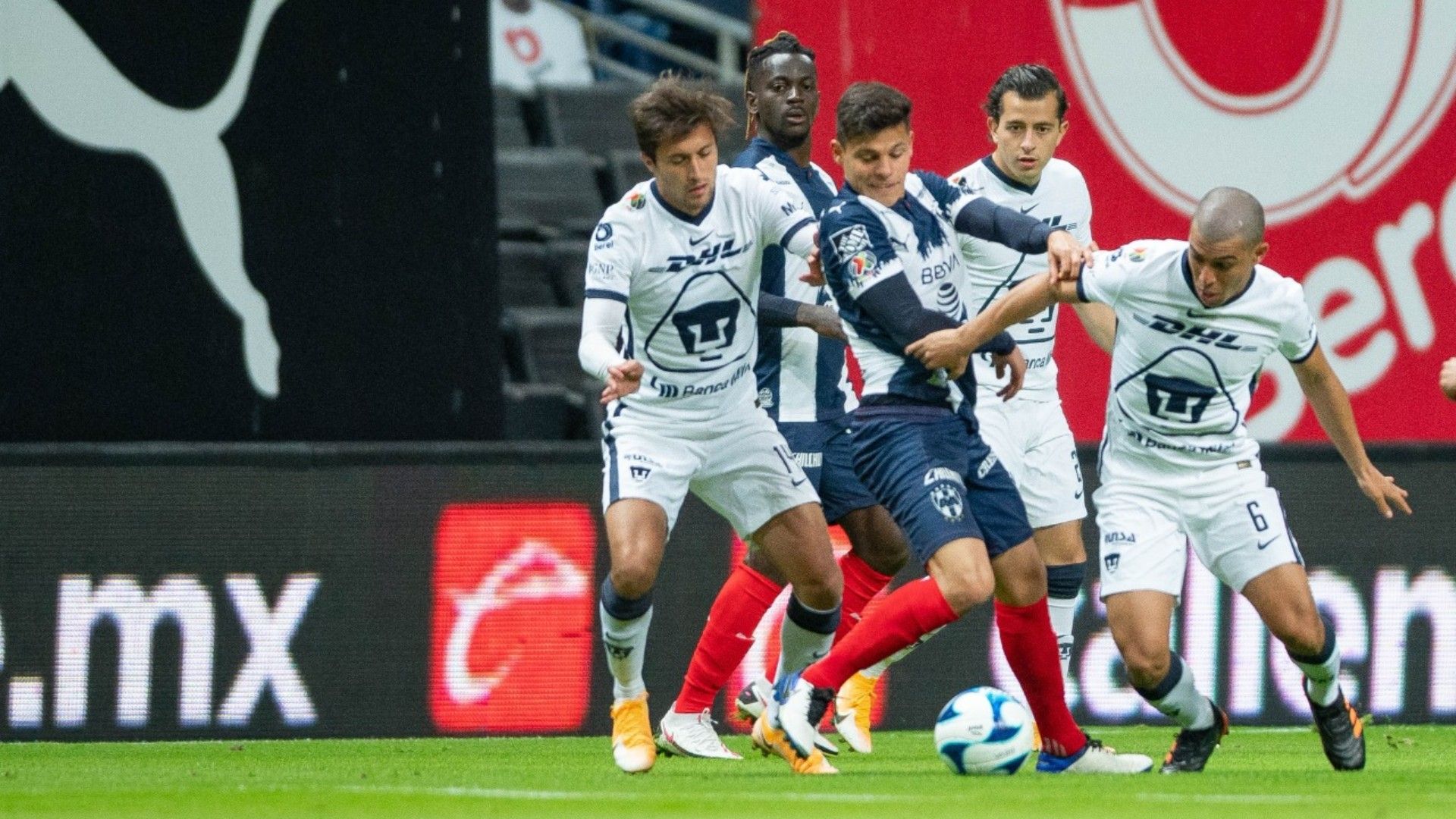 Alfonso González Carlos Gutiérrez Erik Lira Monterrey vs Pumas Guardianes 2021