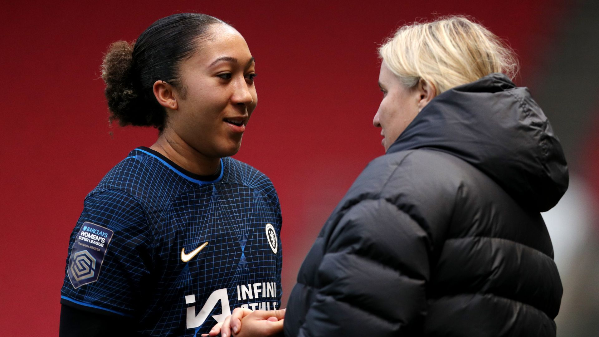 Lauren James and Emma Hayes