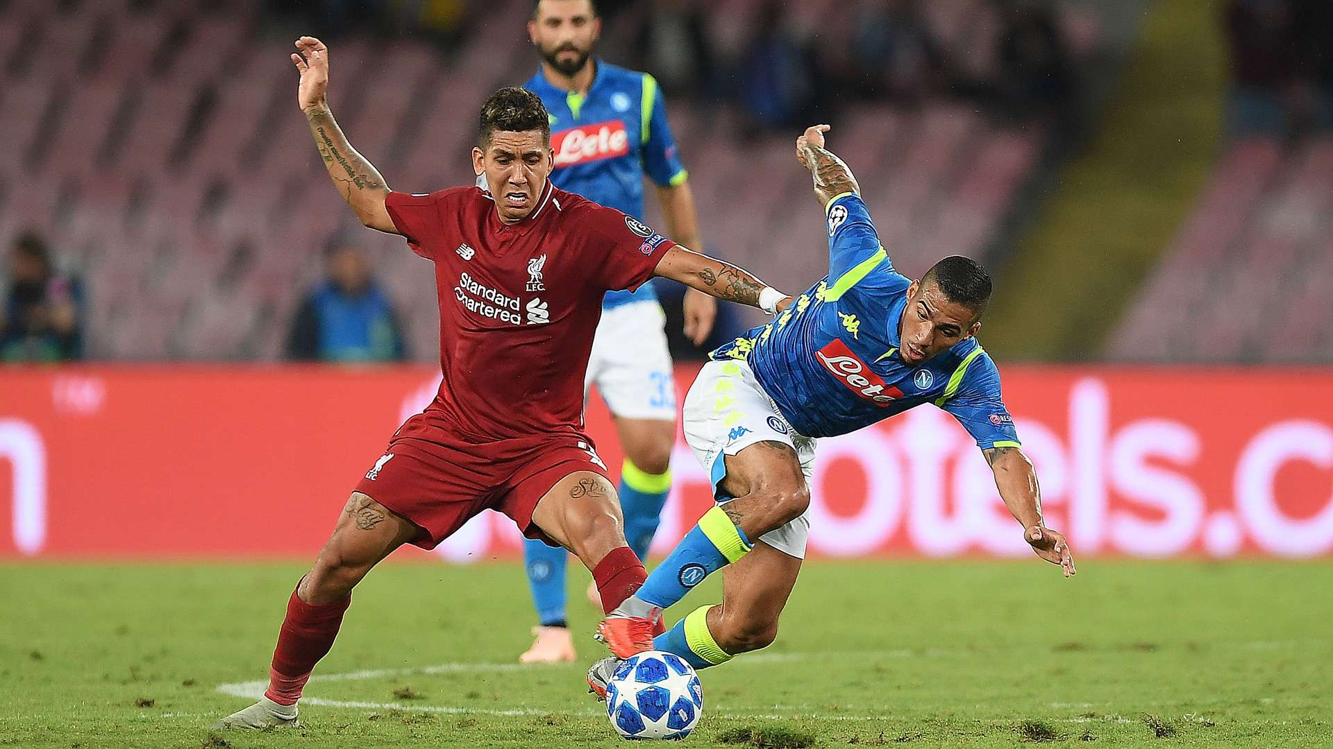 Roberto Firmino Liverpool Napoli 2018
