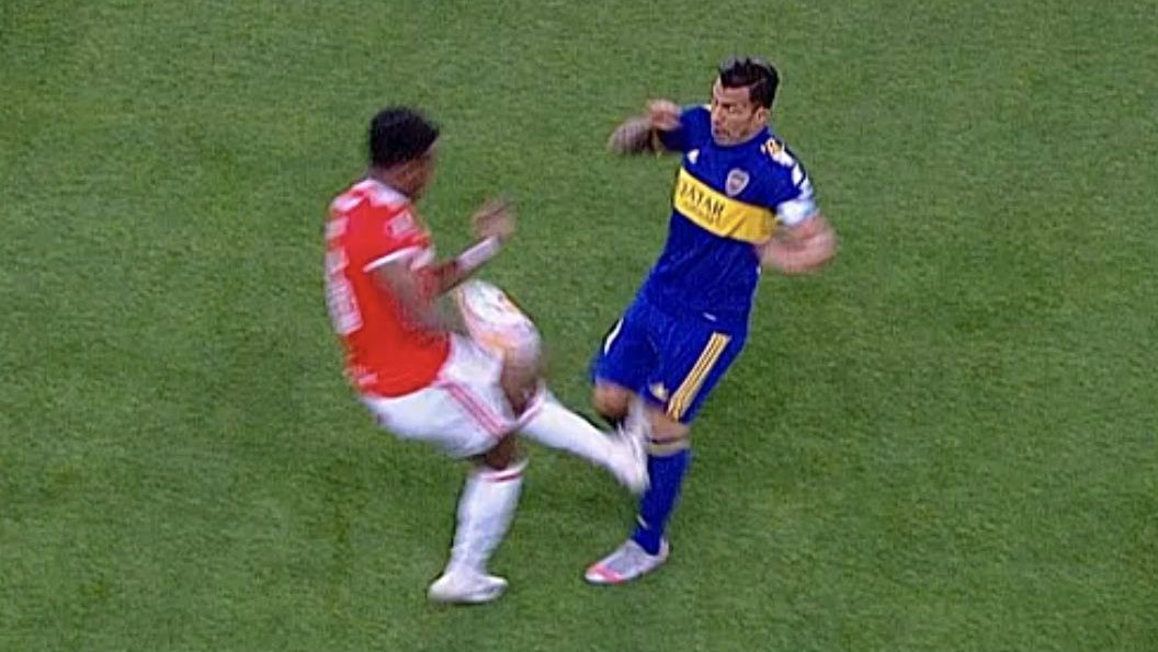 captura Moises Tevez Boca Juniors Internacional Libertadores 09122020