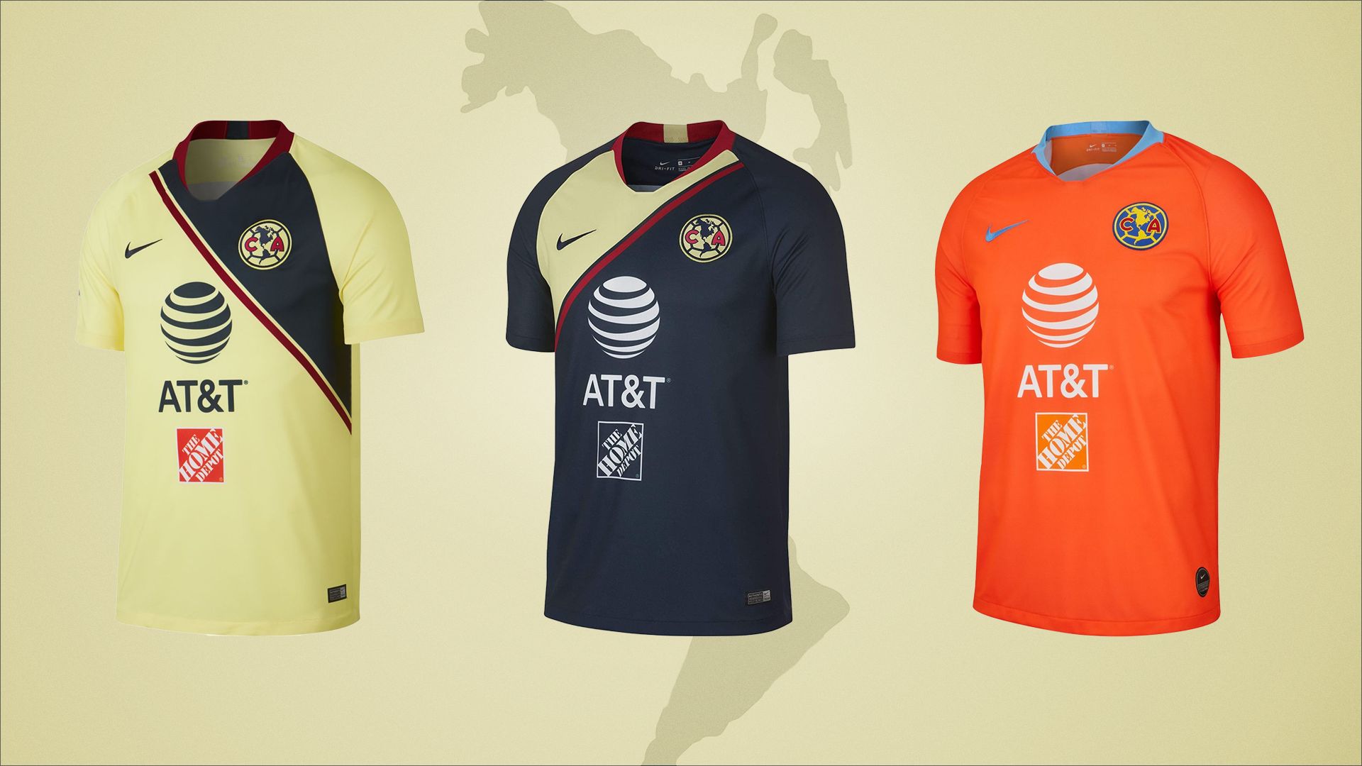 Uniformes Club América 18-19