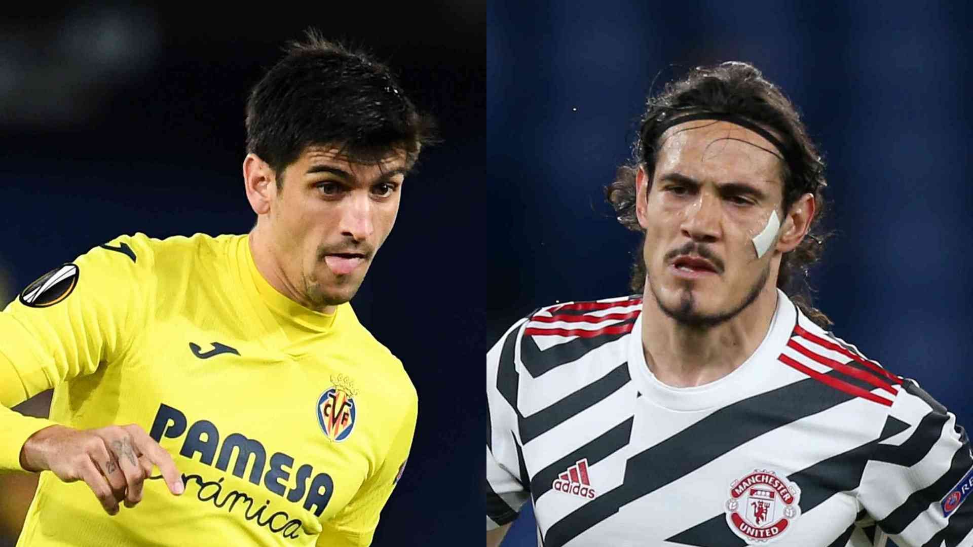 Gerard Moreno Villarreal Edinson Cavani Manchester United