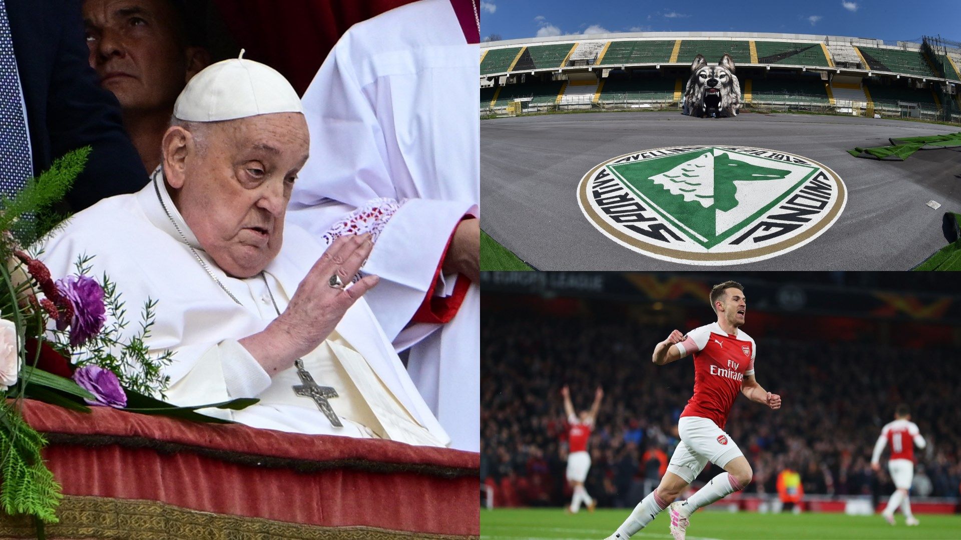 Pope Francis Avellino fc Aaron Ramsey