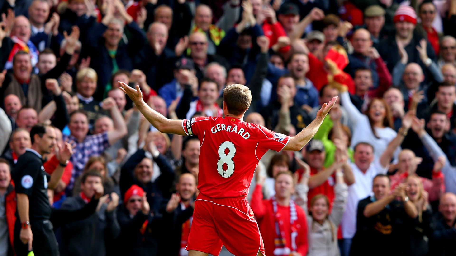 Steven Gerrard Liverpool Everton Premier League 27092014