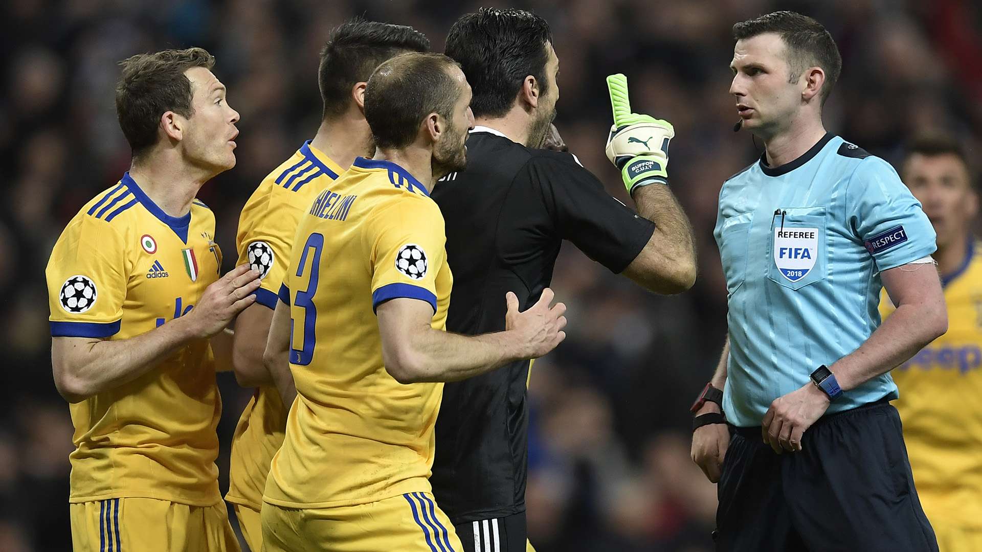 Buffon Oliver Real Madrid Juventus Champions League