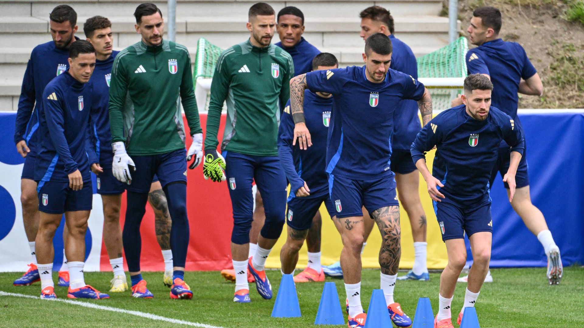 Italia squadra allenamento