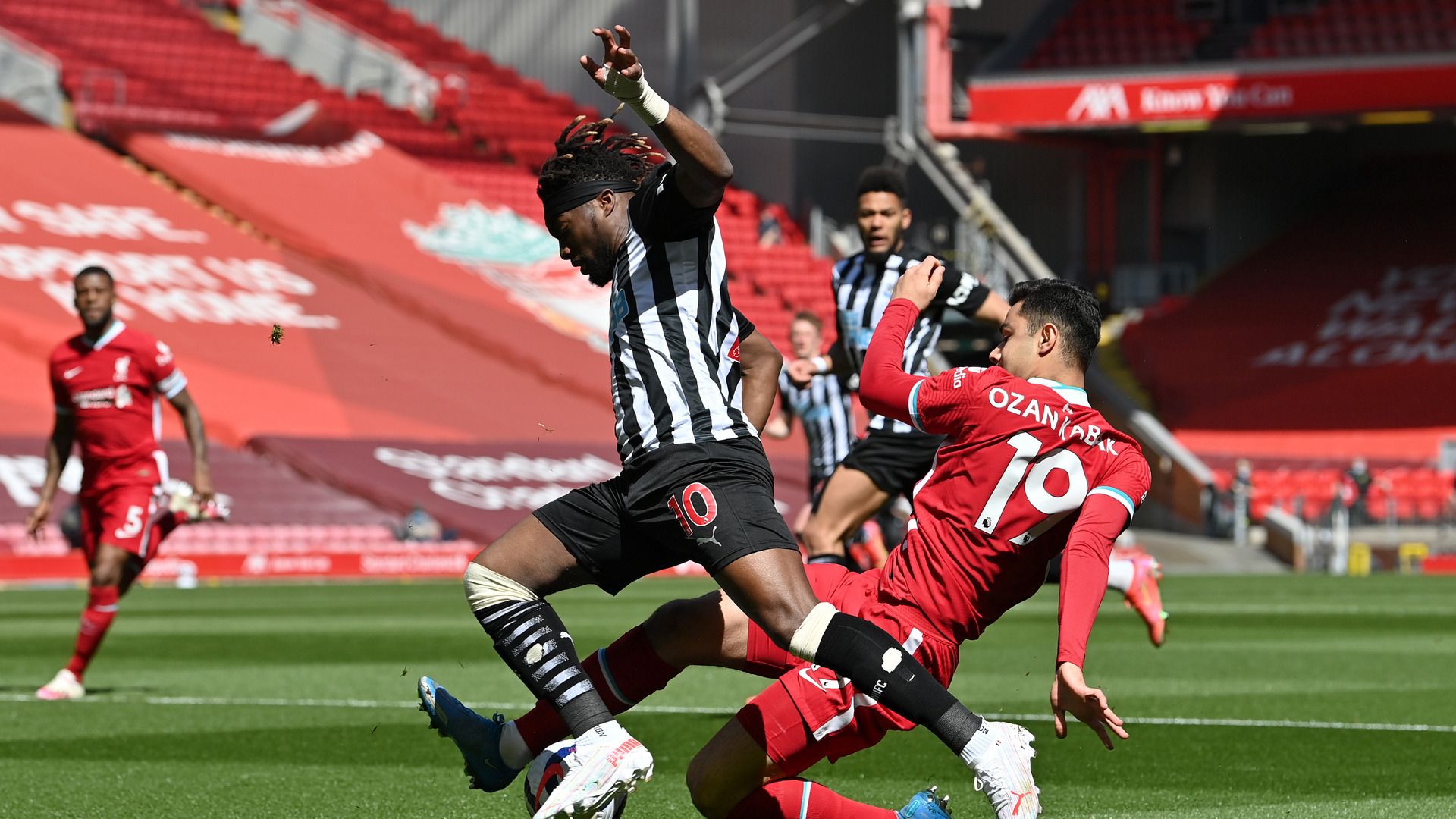 Ozan Kabak. Liverpool vs Newcastle United 04.24.2021