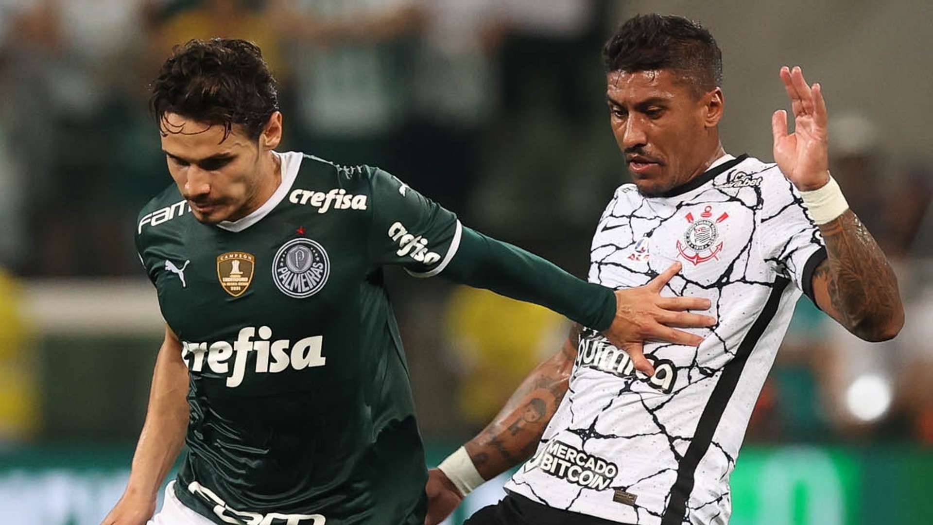 Raphael Veiga Paulinho Palmeiras Corinthians Paulista 17 03 2022