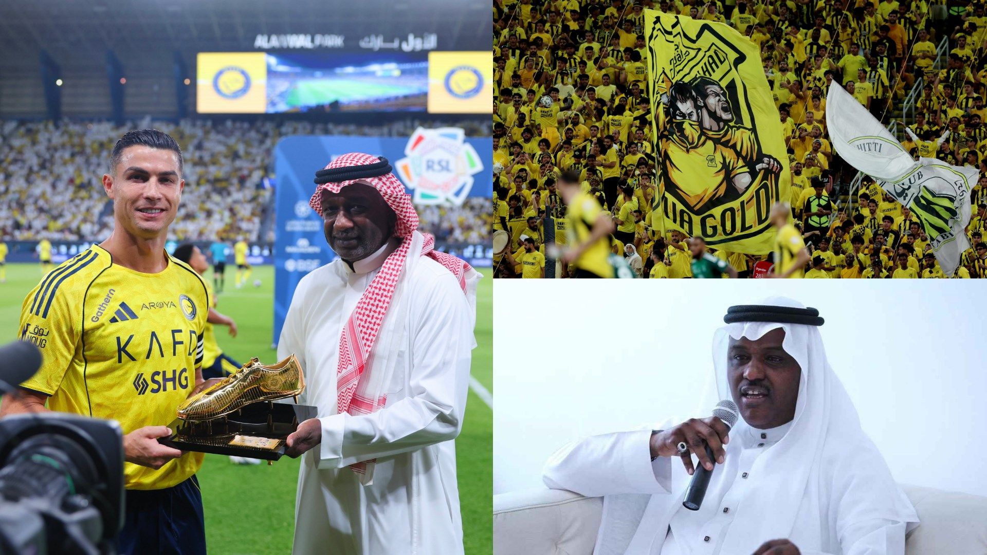 Cristiano Ronaldo Abdullah Fallatah Ittihad Fans