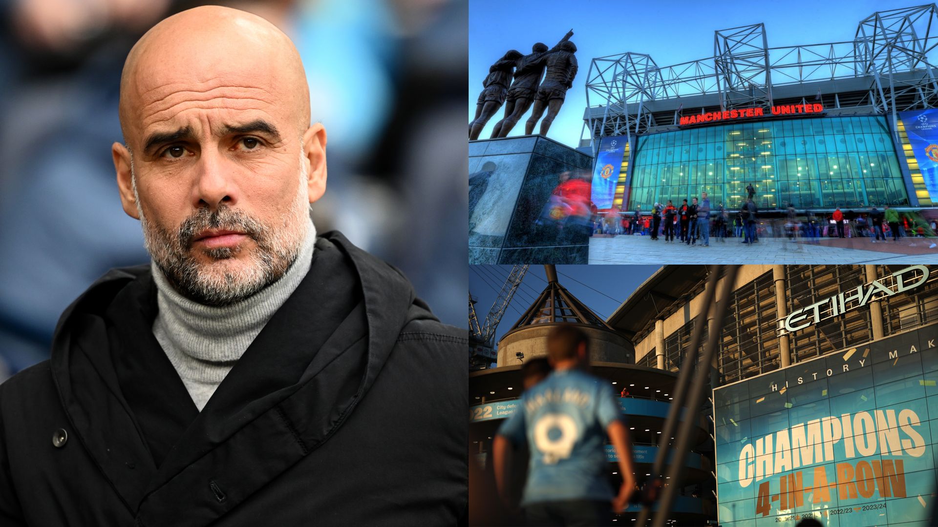 Manchester City United Pep Guardiola
