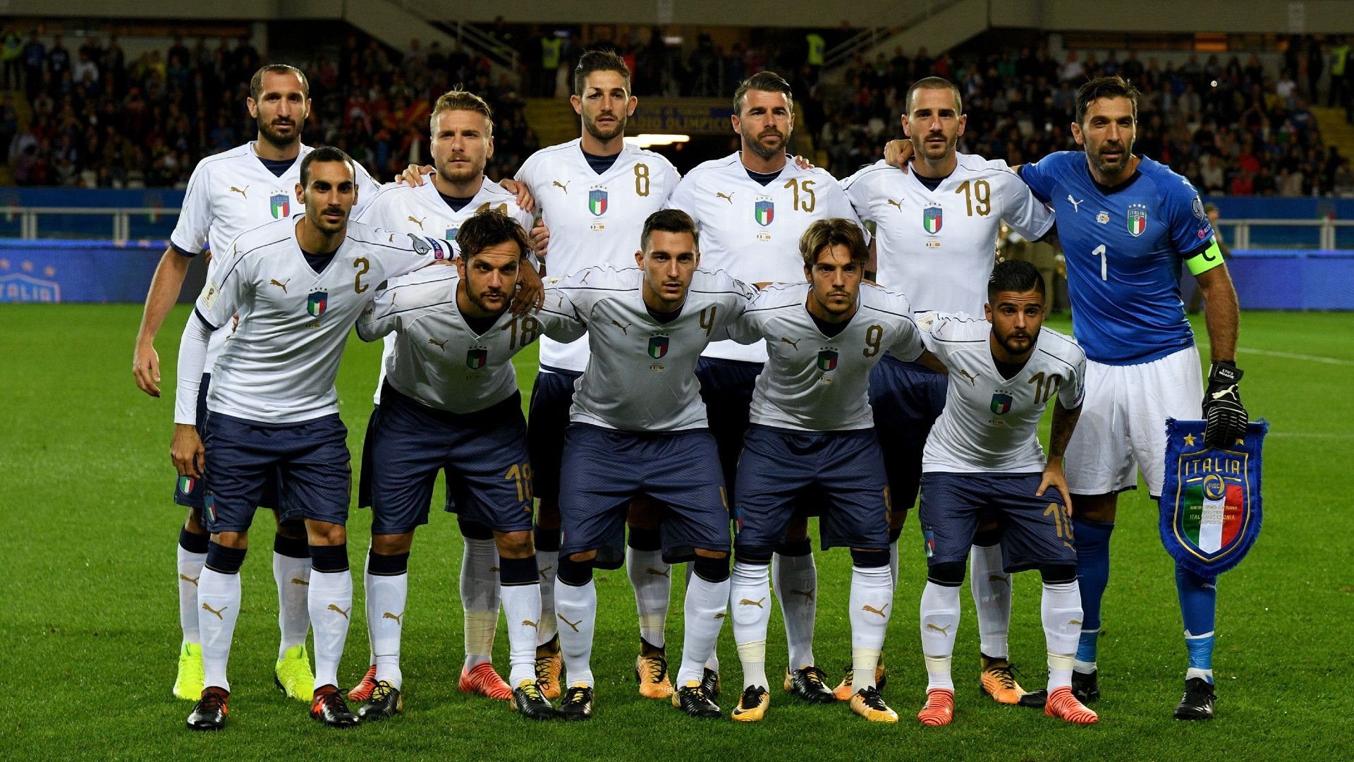 Italy squad Macedonia 2017