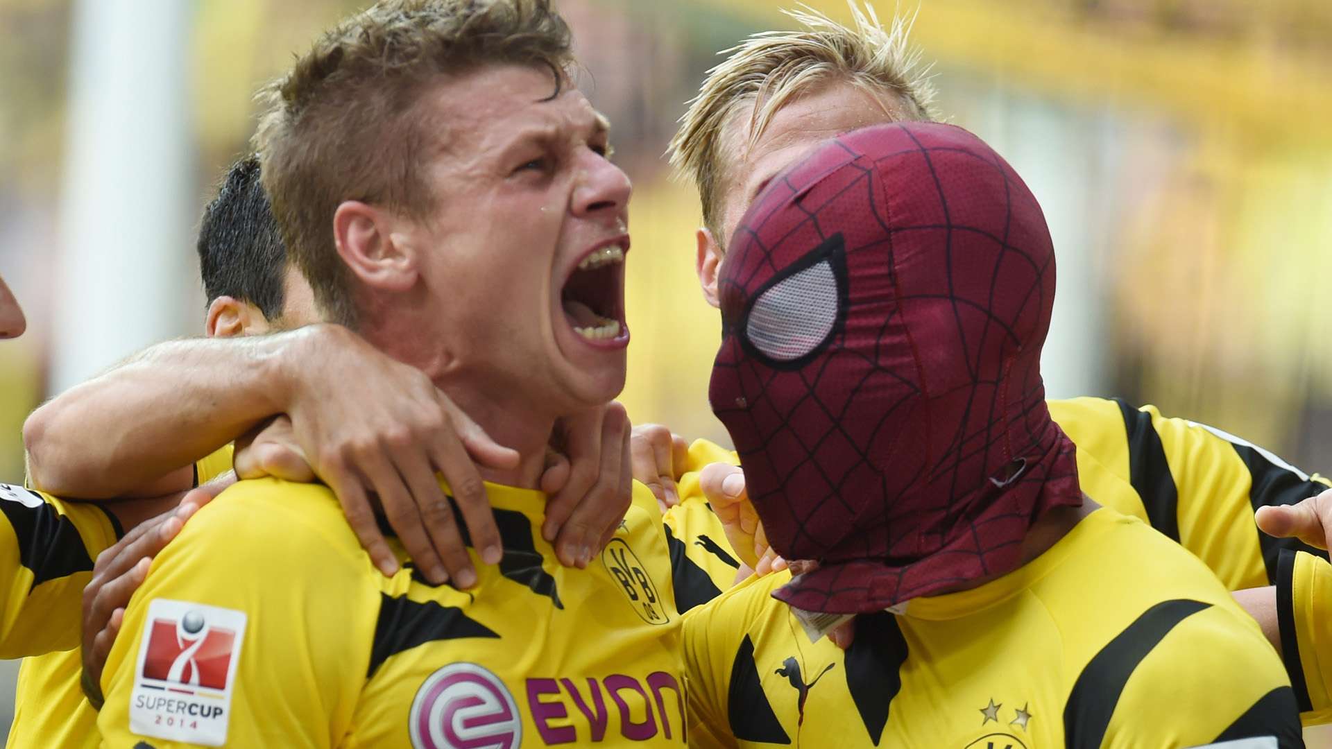 Aubameyang Dortmund Spiderman