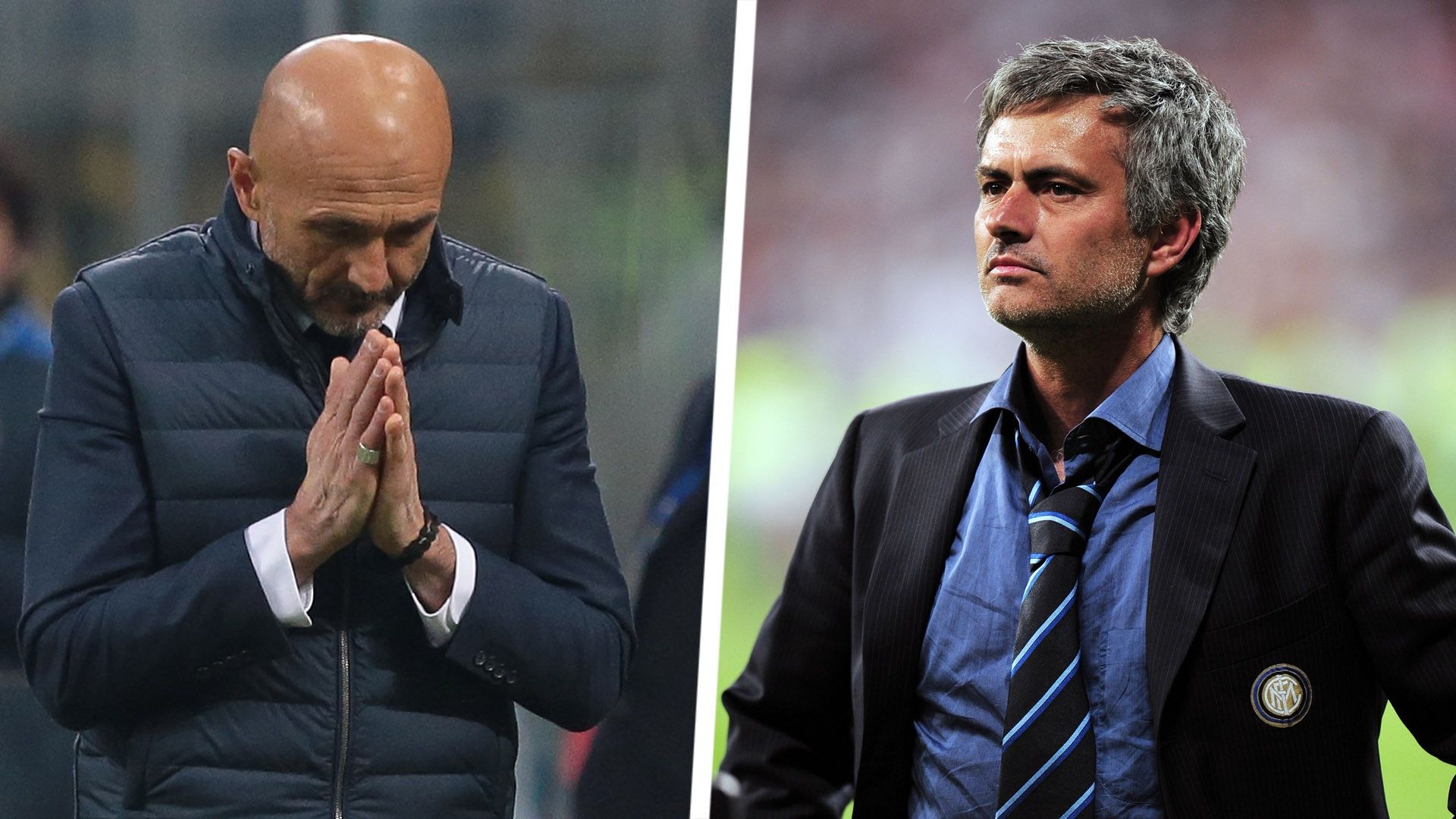 Luciano Spalletti Jose Mourinho Inter Split