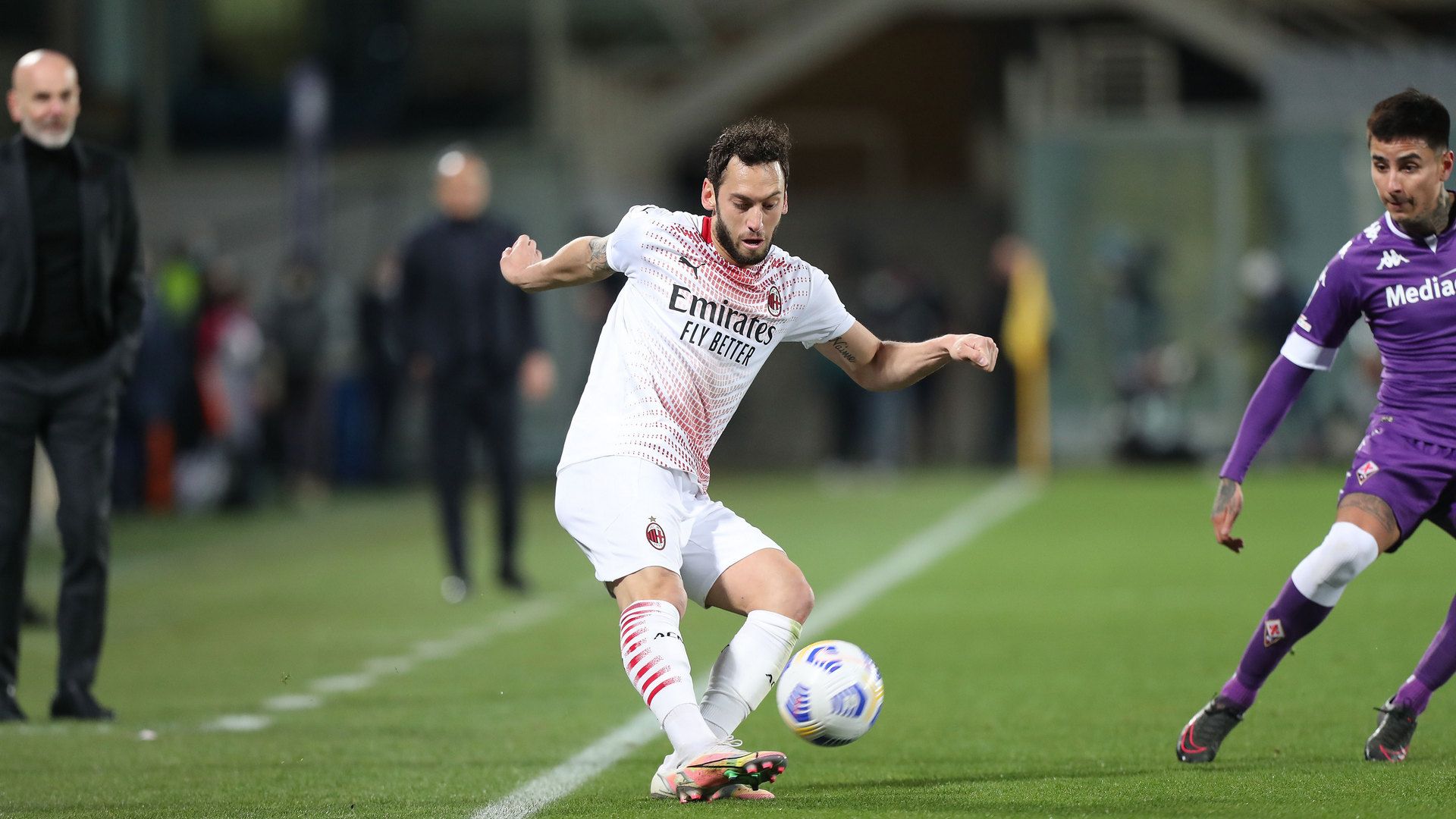 Hakan Calhanoglu Fiorentina vs AC Milan 03.21.2021