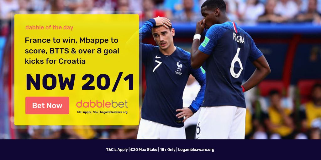 World Cup final dabble of the day graphic