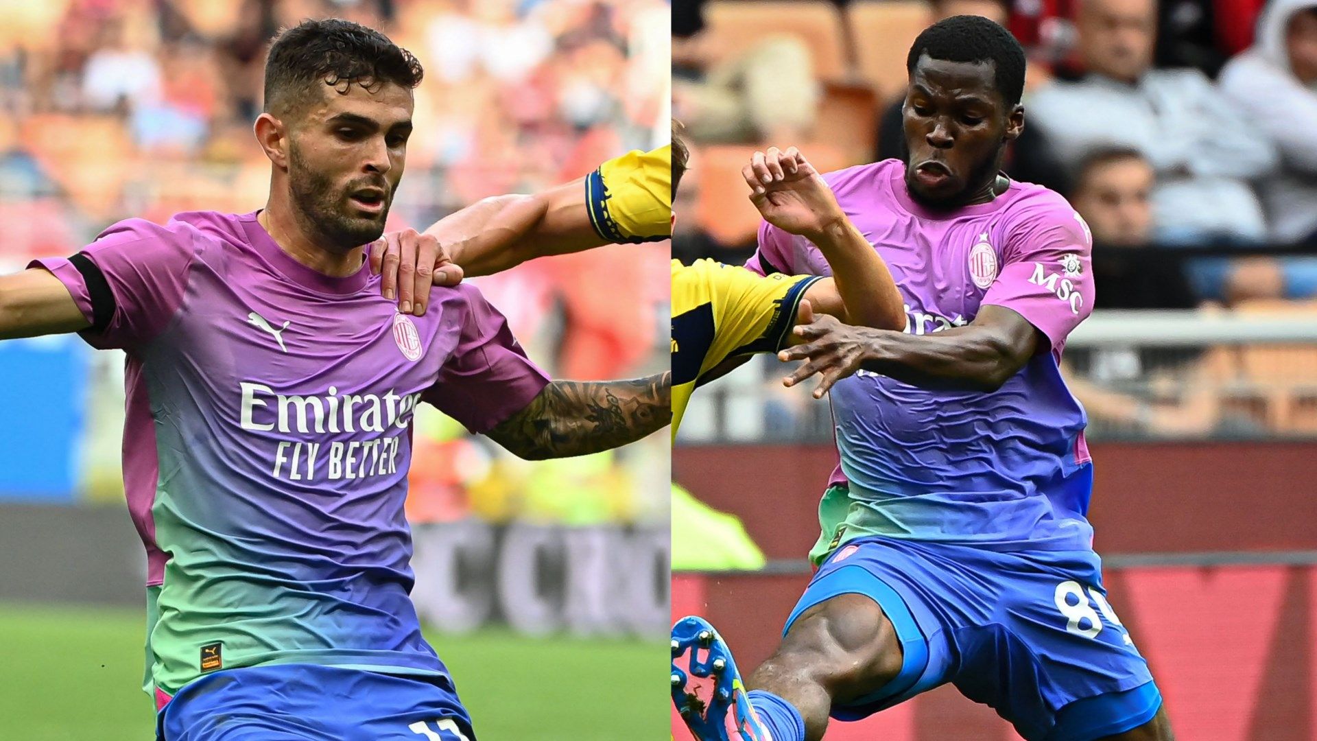 Pulisic Musah Split Milan 2023