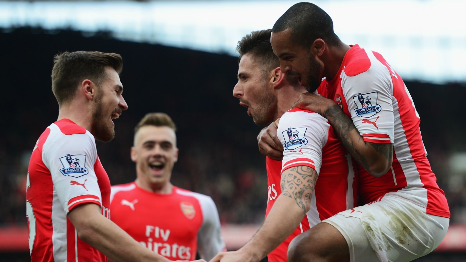 Olivier Giroud Arsenal vs West Ham