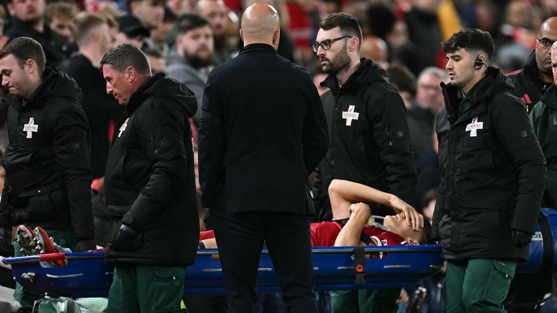 Giovanni Leoni injury Liverpool Southampton Carabao Cup 23092025