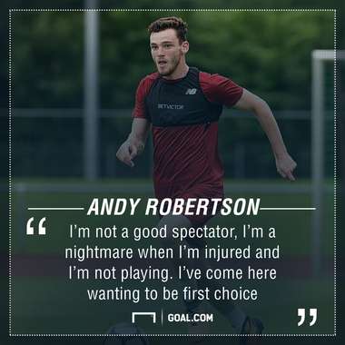 GFX Andy Robertson Liverpool quote