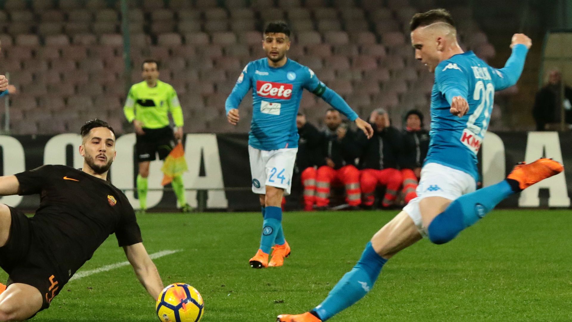 Piotr Zielinski Napoli Roma