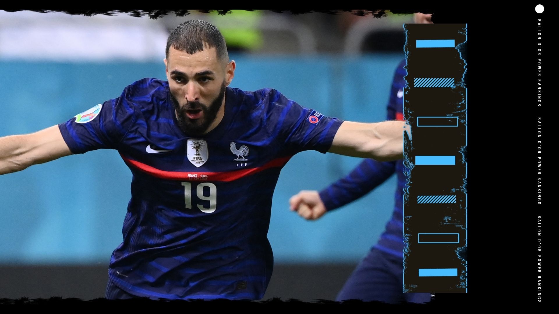 Karim Benzema Ballon d'Or Rankings GFX