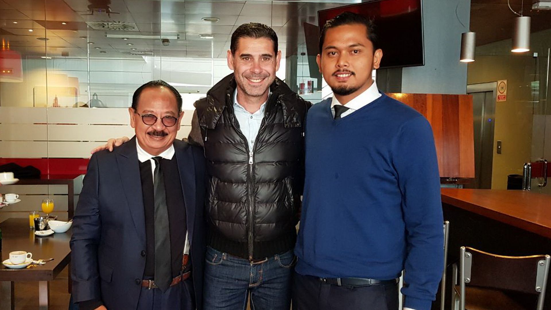 Syarief Alwi & Fernando Hierro